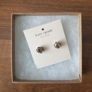 kate spade lady marmalade studs in black NWT